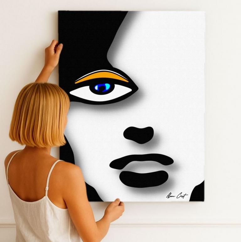 Alan Crist Abstract monochrome art prints for sport and fitness studios