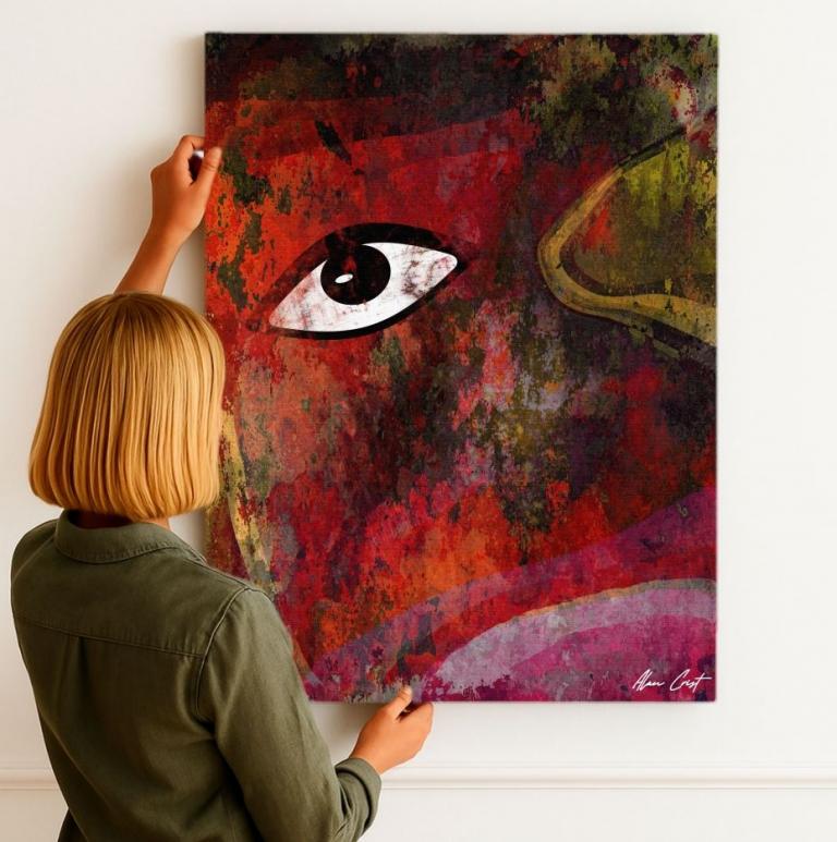 High-quality digital abstract artworks by Alan Crist for modern interiors