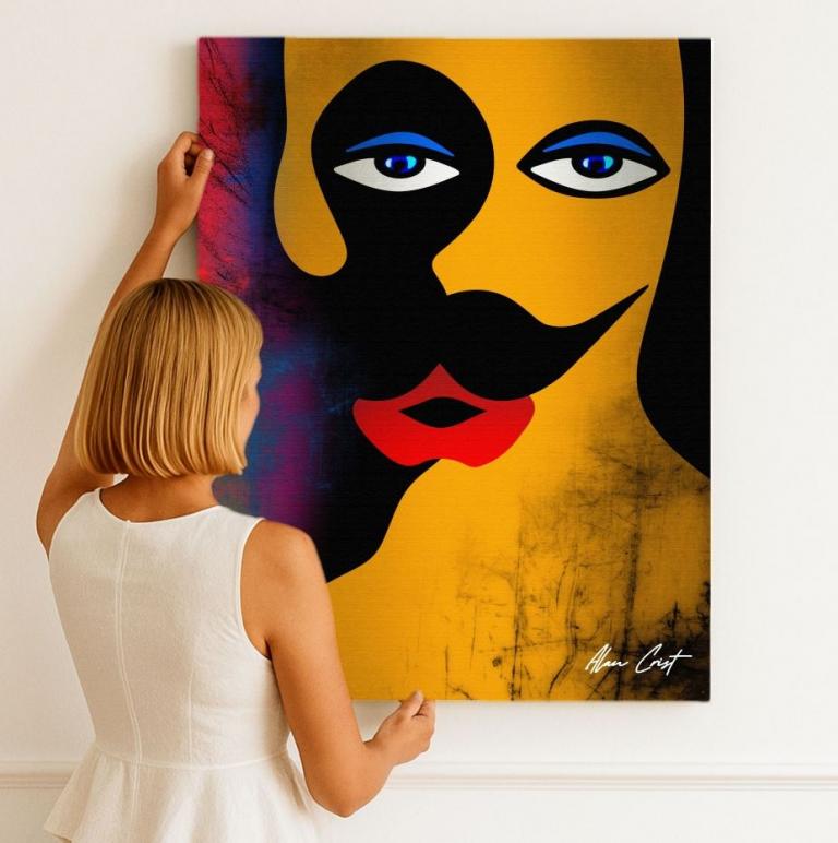 High-quality digital abstract artworks by Alan Crist for modern interiors