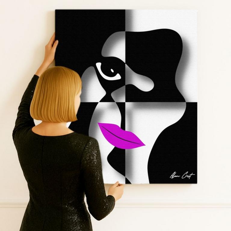 High-quality digital abstract artworks by Alan Crist for modern interiors