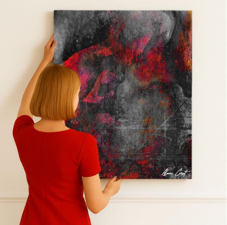 High-quality digital abstract artworks by Alan Crist for modern interiors