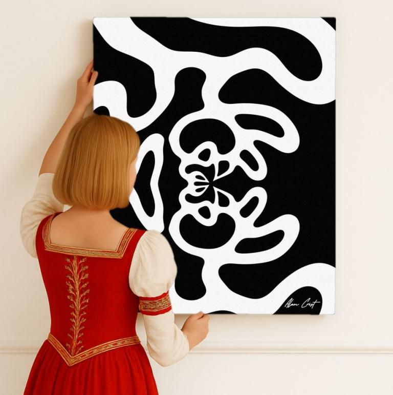 High-quality digital abstract artworks by Alan Crist for modern interiors