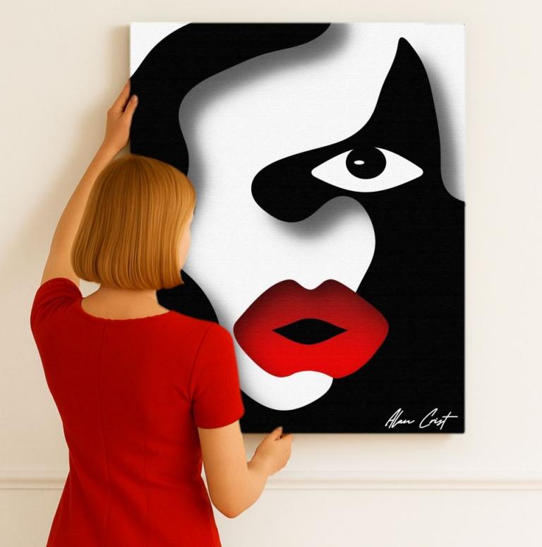 High-quality digital abstract artworks by Alan Crist for modern interiors