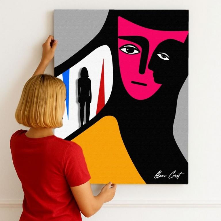 Alan Crist Abstract Art - Relaxing printable art for offices