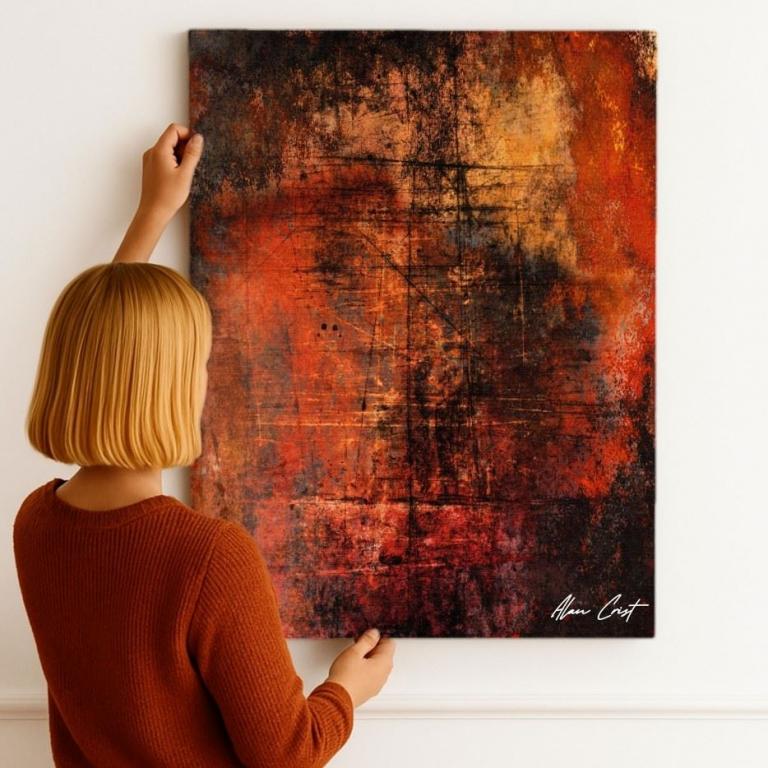 Alan Crist Abstract Art - Affordable wall art for mental calm