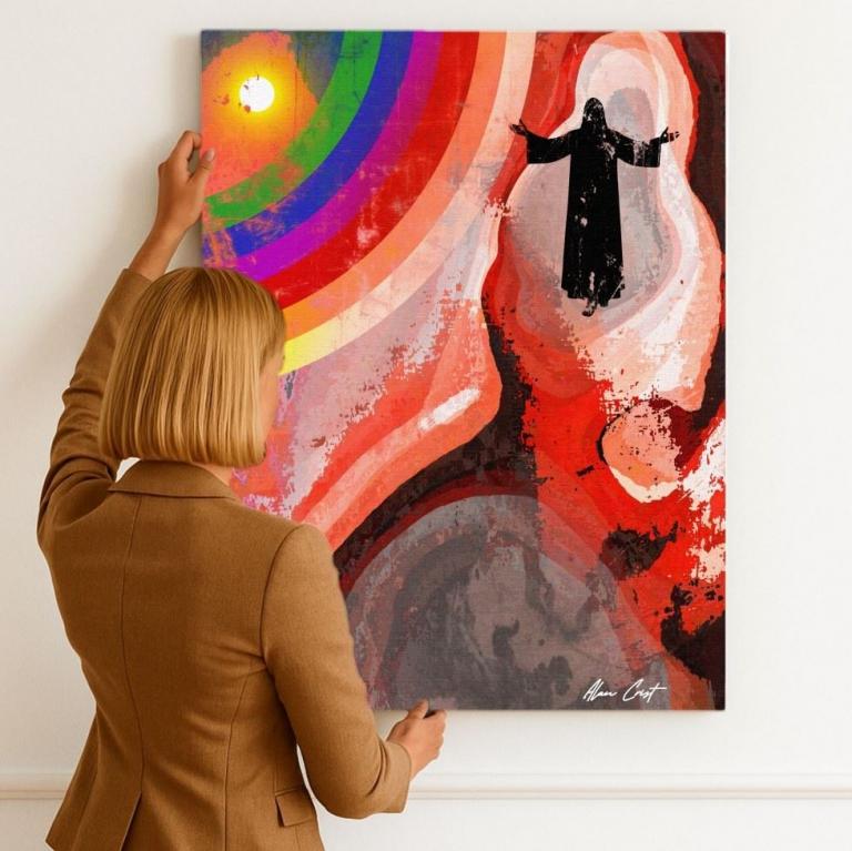 Alan Crist Abstract Art - Wall art that inspires peace and joy