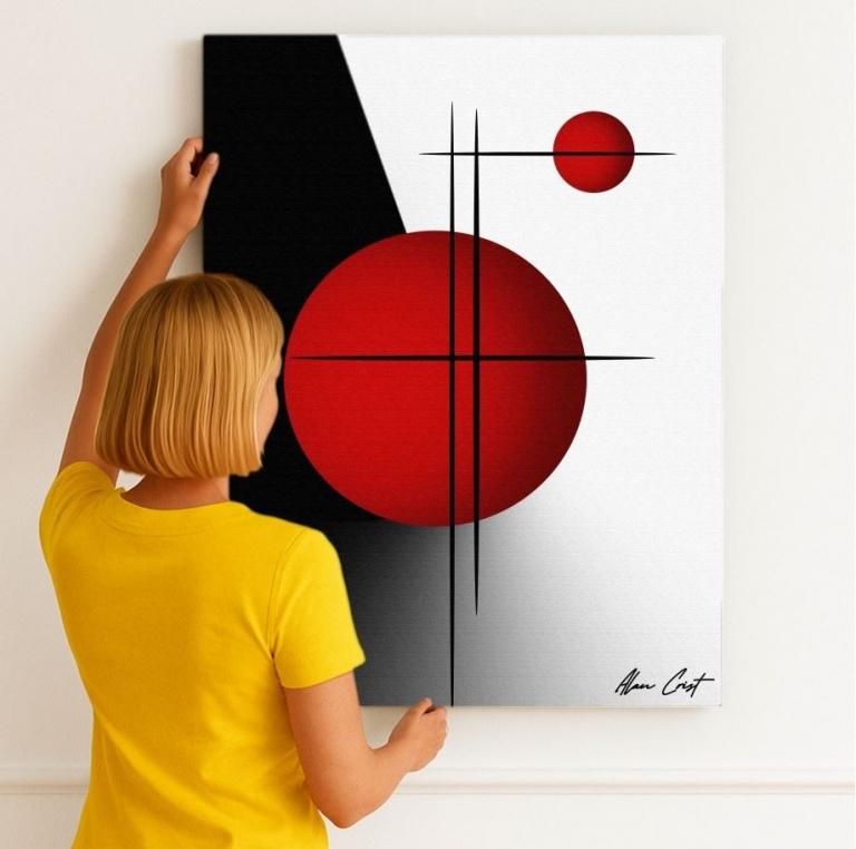 Alan Crist Abstract Art - Modern decorative art with healing power