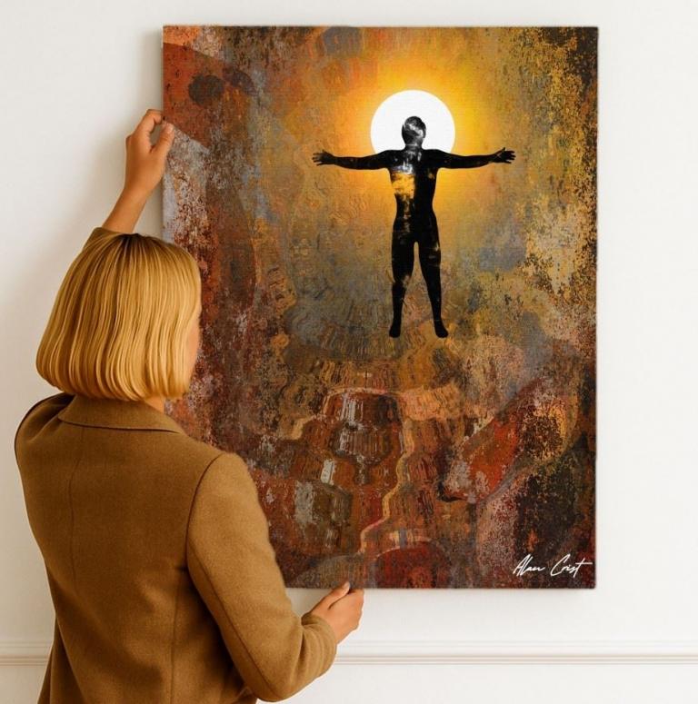 Alan Crist Abstract Art - Digital art for emotional restoration