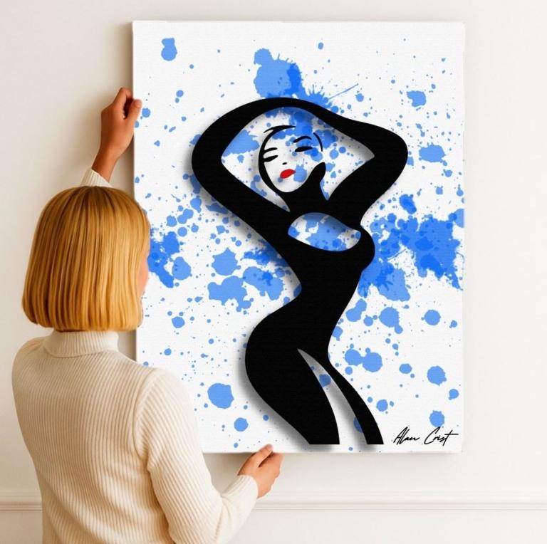 Alan Crist Abstract Art - Digital art for wellness and calm spaces