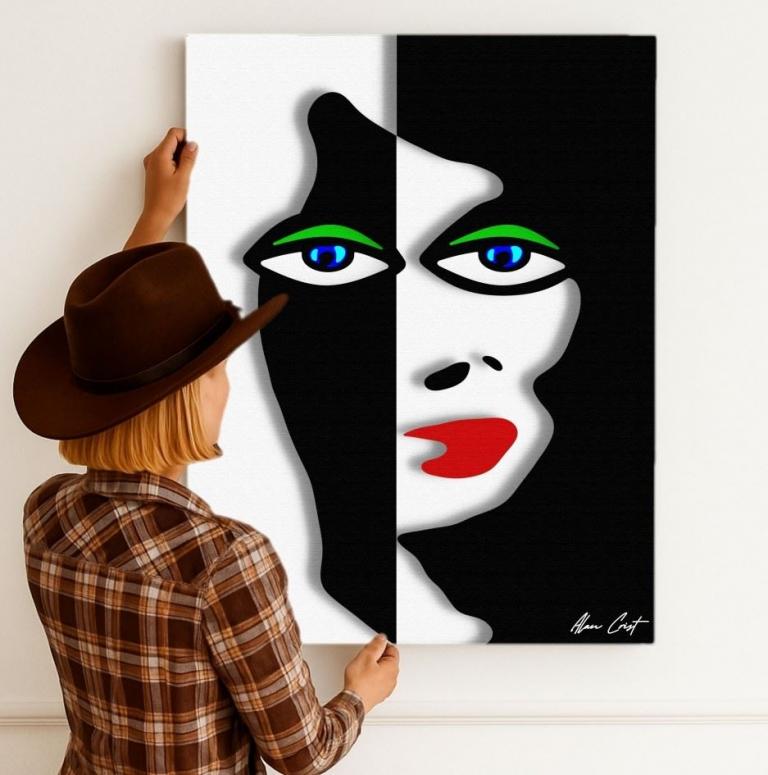 Alan Crist Abstract Art - Calming artwork for airports and lounges