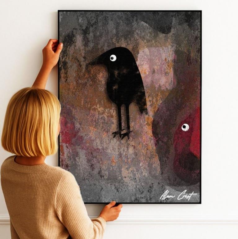 Alan Crist Abstract Art - Printable wall décor for relaxation therapy