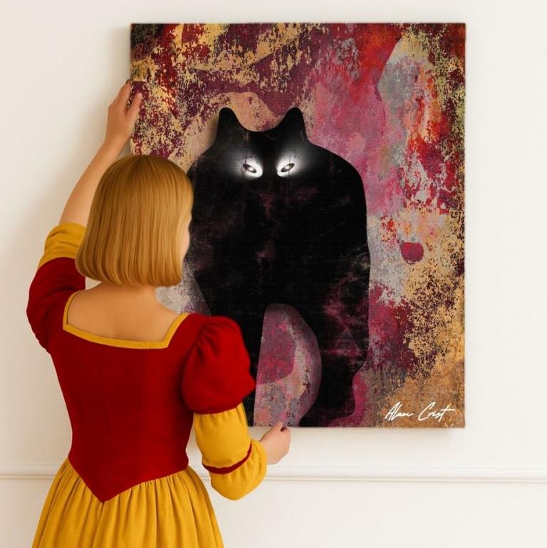 Alan Crist Abstract Art - Healing wall art for modern interiors