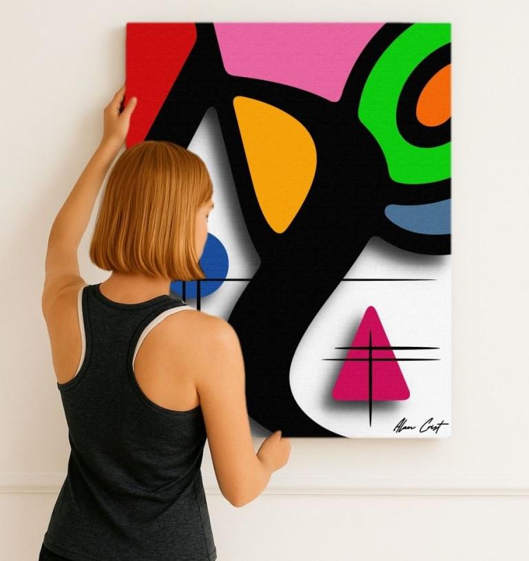 Alan Crist Abstract Art - Art that supports calm and creativity