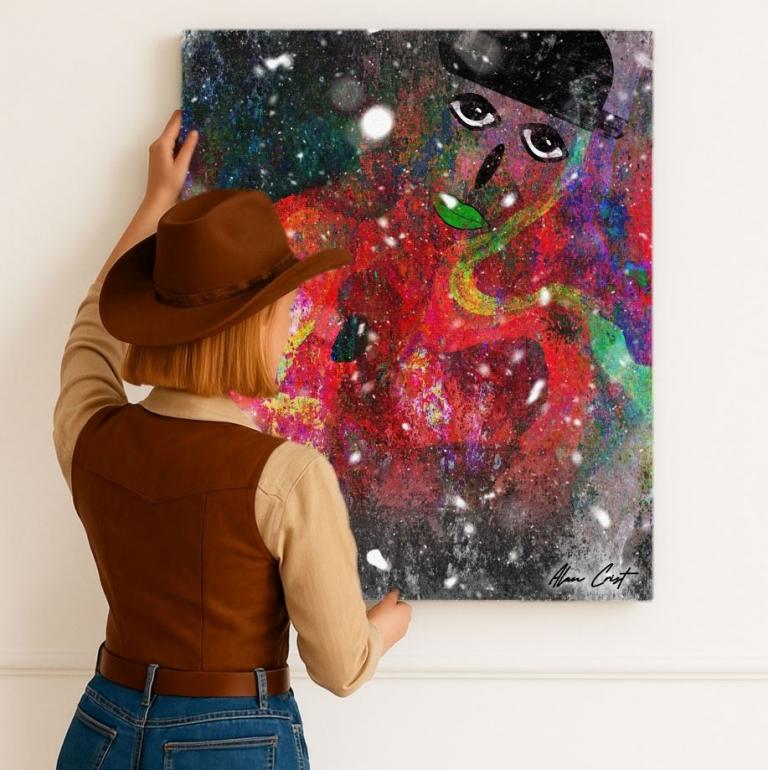 Alan Crist Abstract Art - Printable wall art for mental wellness