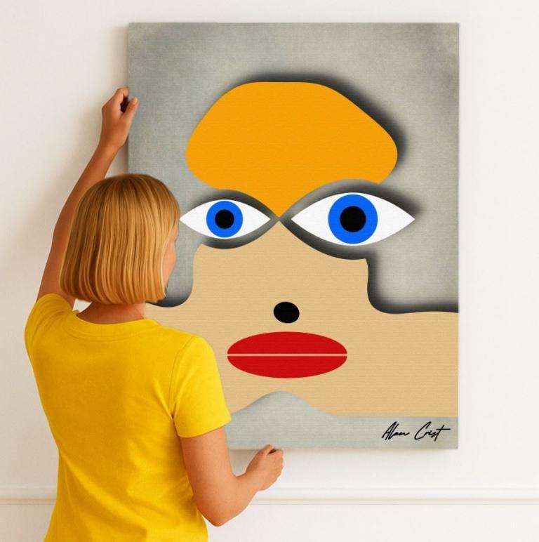 Alan Crist Abstract Art - Wall décor that brings mental clarity