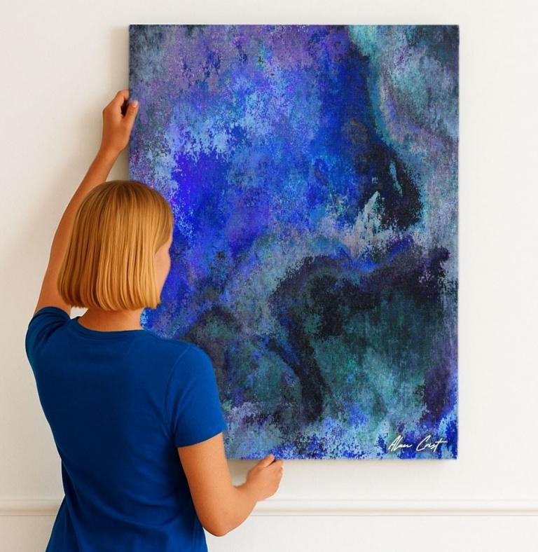 Alan Crist Abstract Art - Beautiful wall art for mindful interiors