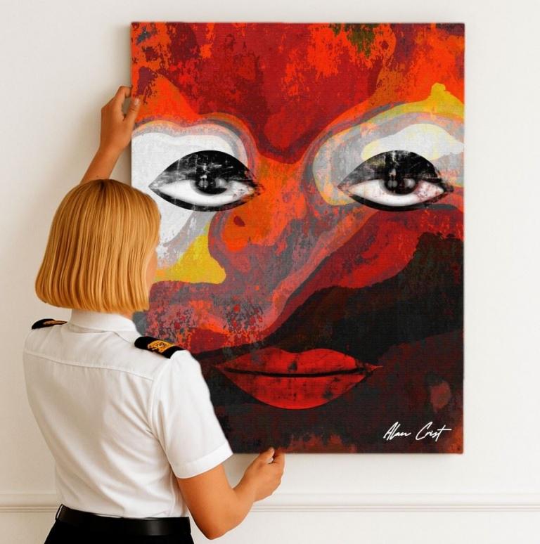 Alan Crist Abstract Art - Beautiful décor for calm and healing