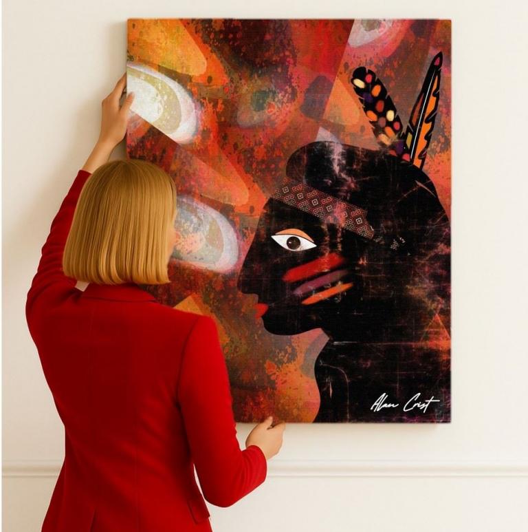 Alan Crist Abstract Art - Affordable digital wall décor for therapy