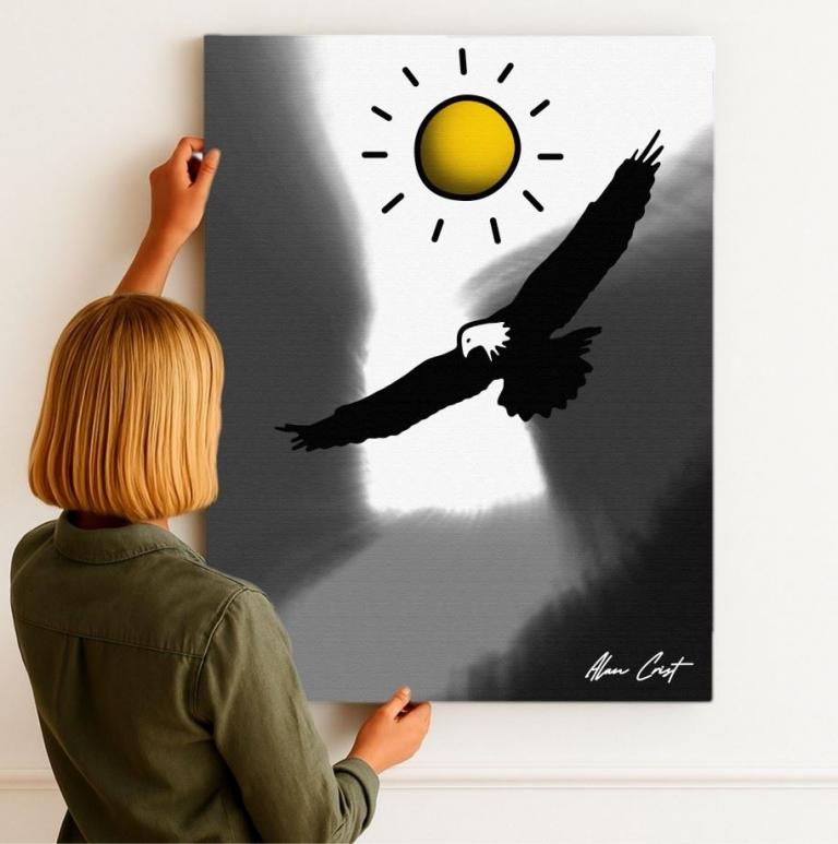 Alan Crist Abstract Art - Wall décor that promotes emotional harmony