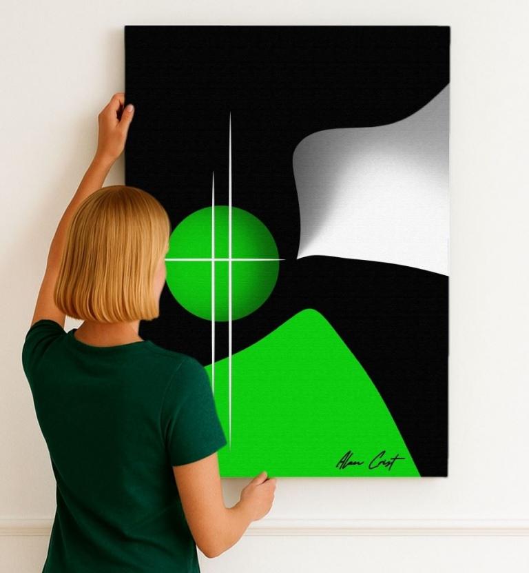 Alan Crist Abstract Art - Affordable digital décor for peaceful offices