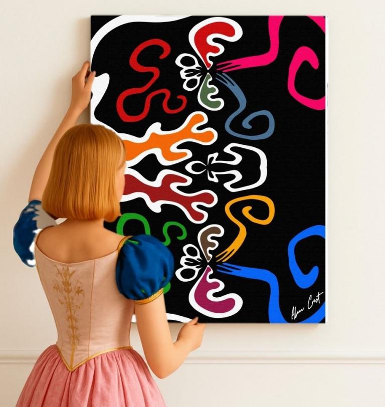 Alan Crist Abstract Art - Wall décor that supports emotional therapy