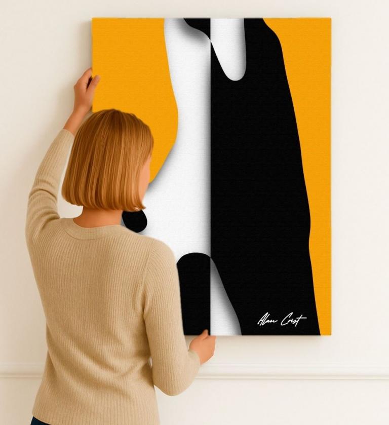 Alan Crist Abstract Art - Digital wall art that enhances positivity