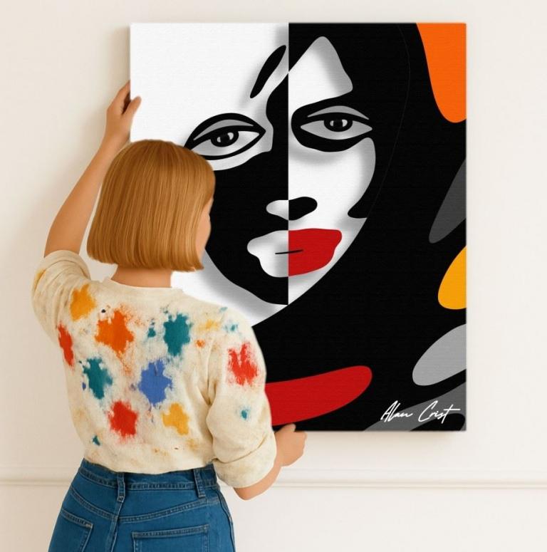 Alan Crist Abstract Art - Affordable wall art for gentle therapy