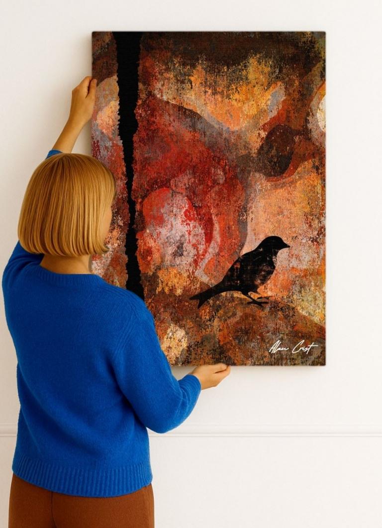 Alan Crist Abstract Art - Digital artwork that reduces tension