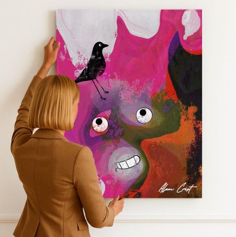 Alan Crist Abstract Art - Affordable printable wall art for therapy