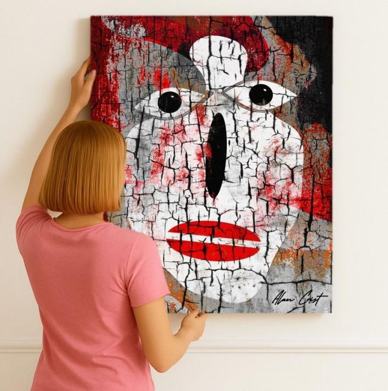 Alan Crist Abstract Art - Wall décor that supports positive thoughts