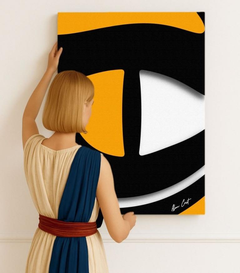 Alan Crist Abstract Art - Affordable wall décor for peaceful workspaces