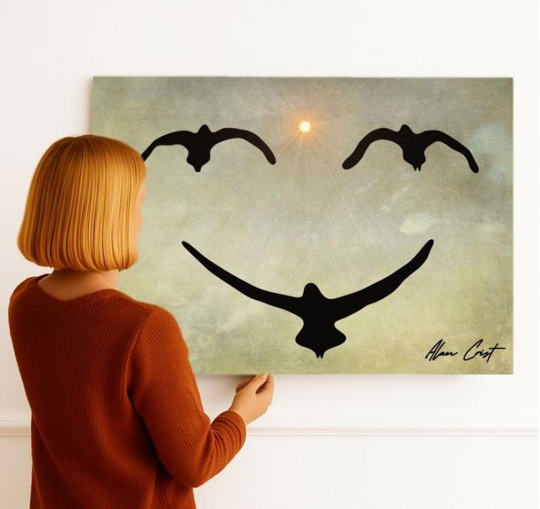 Alan Crist Abstract Art - Art that fills rooms with peaceful emotions