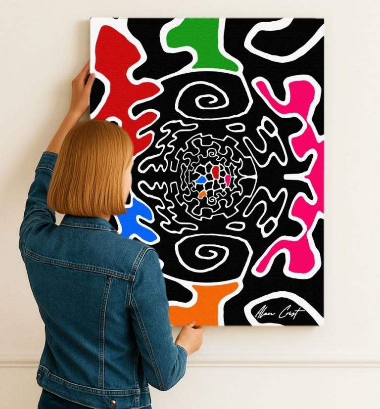 Alan Crist Abstract Art - Affordable art that brings quiet happiness