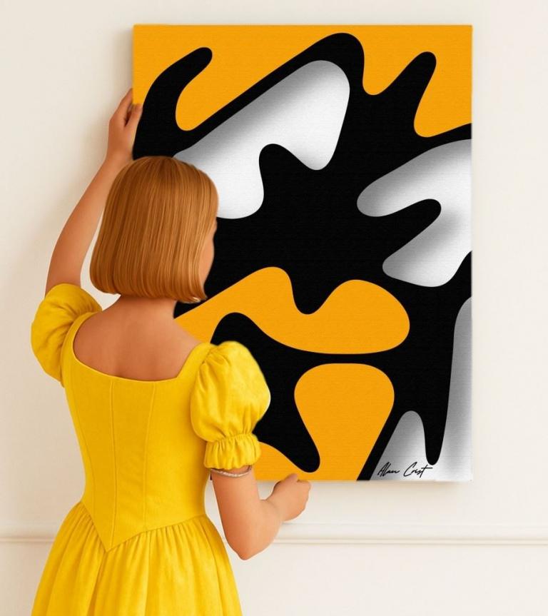 Alan Crist Abstract Art - Wall art that refreshes emotional energy