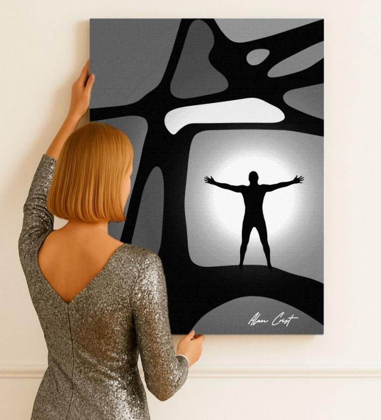 Alan Crist Abstract Art - Beautiful wall décor that creates positivity