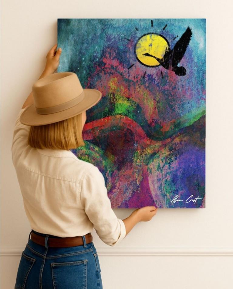 Alan Crist Abstract Art - Affordable art for balanced emotional flow