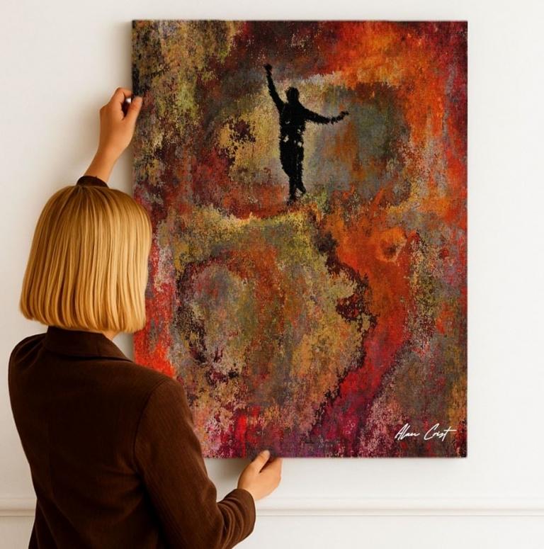 Alan Crist Abstract Art - Art that brings mindfulness to interiors