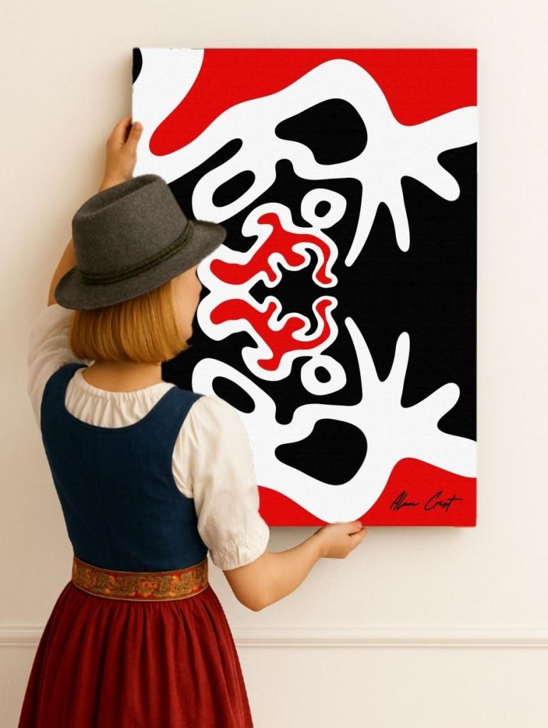 Alan Crist Abstract Art - Wall décor that brings emotional softness