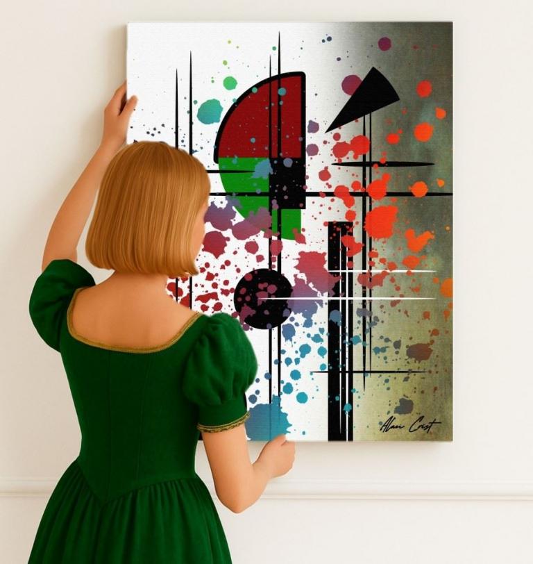 Alan Crist Abstract Art - Wall art that heals through simplicity