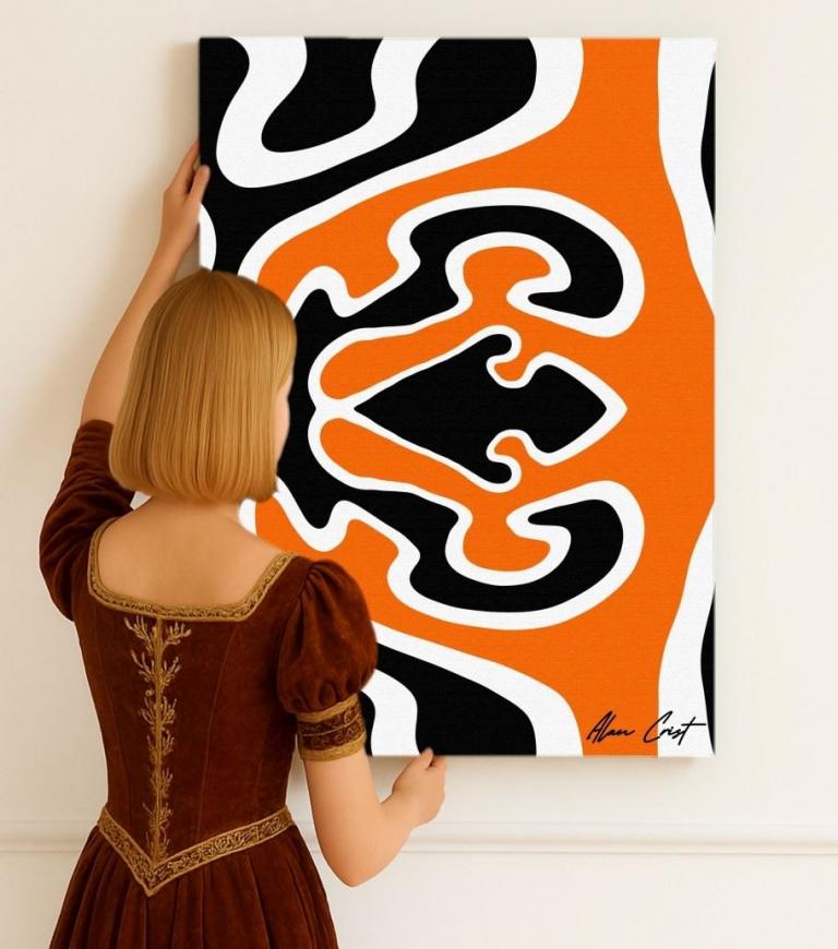 Alan Crist Abstract Art - Printable art that inspires a peaceful mind