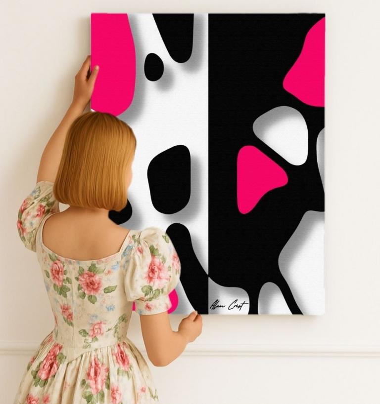 Alan Crist Abstract Art - Printable artwork for quiet contemplation