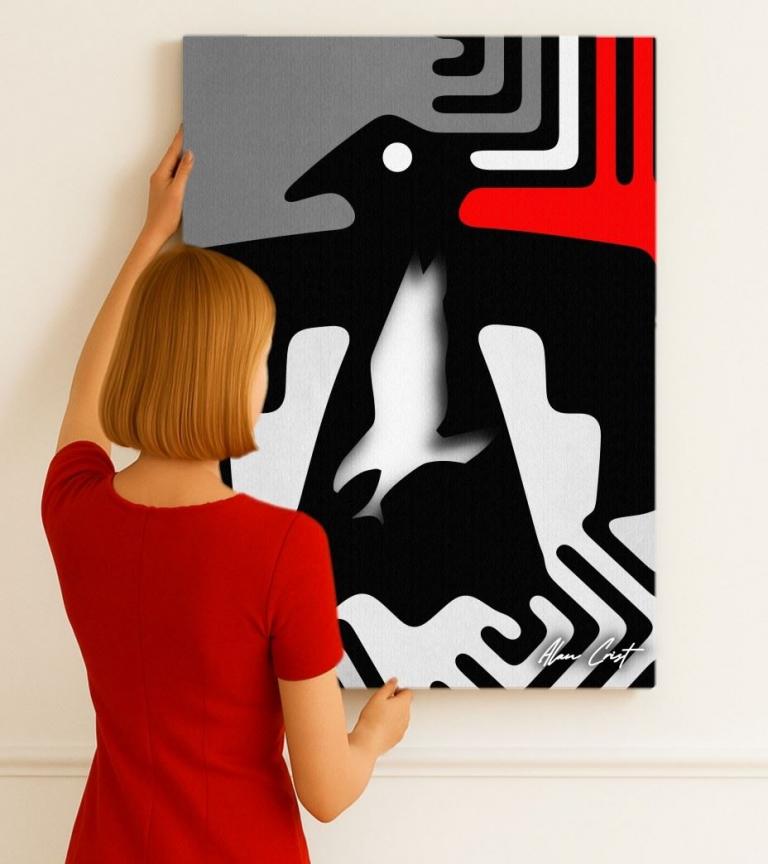 Alan Crist Abstract Art - Digital art for emotional awareness