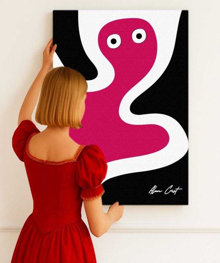 Alan Crist Abstract Art - Affordable wall décor for peaceful thinking