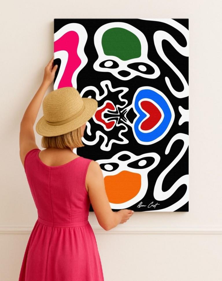 Alan Crist Abstract Art - Art that brightens mood and eases tension