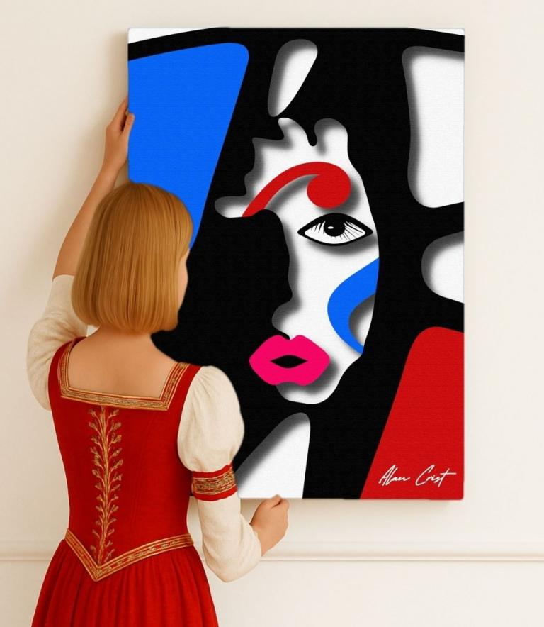 Alan Crist Abstract Art - Wall décor that helps emotional focus