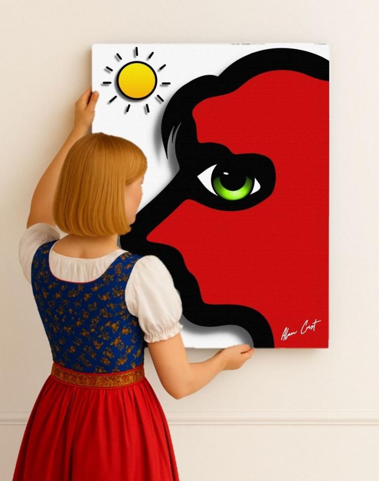 Alan Crist Abstract Art - Affordable art that releases stress naturally