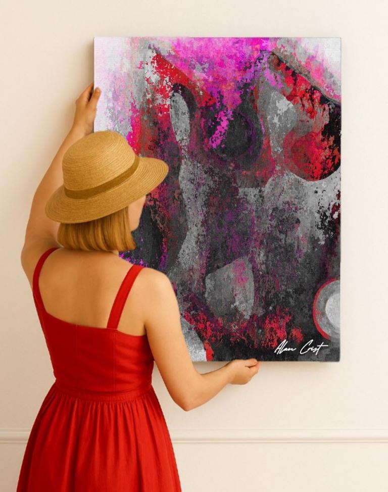 Alan Crist Abstract Art - Digital prints that encourage mindful peace