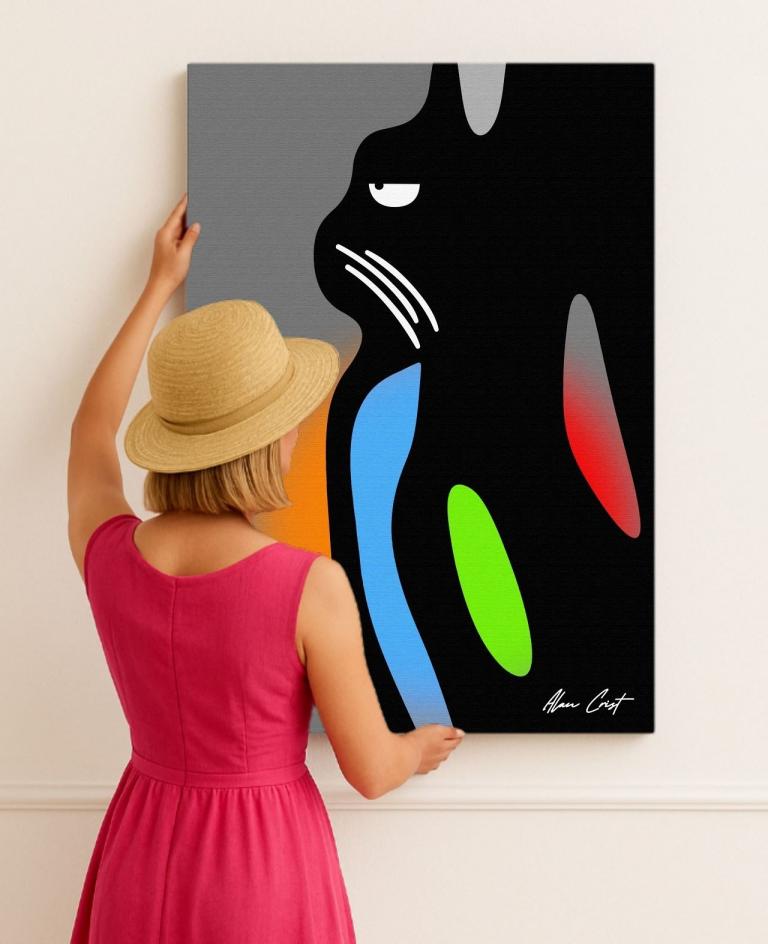 Alan Crist Abstract Art - Digital wall décor that renews the spirit