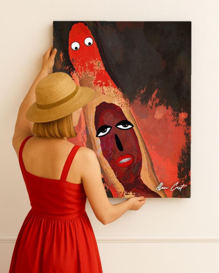 Alan Crist Abstract Art - Art that transforms rooms into peaceful zones