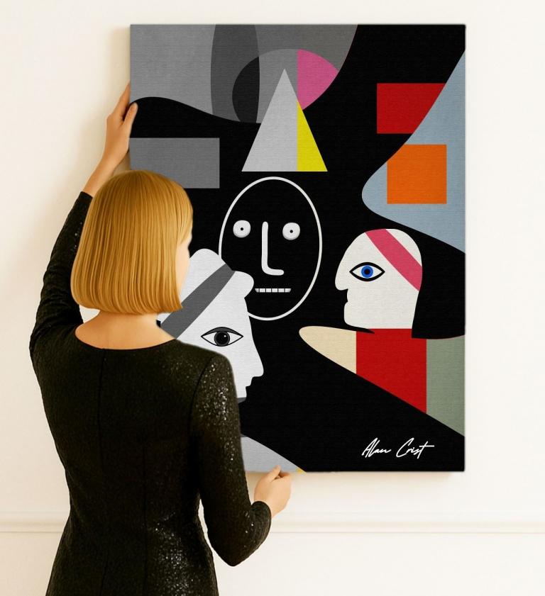 Alan Crist Abstract Art - Digital prints that support therapeutic calm